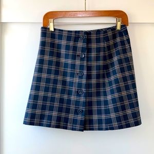 Mini Plaid Skirt